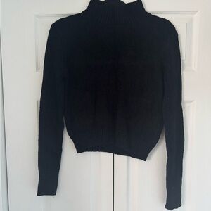 Black Turtleneck Sweater